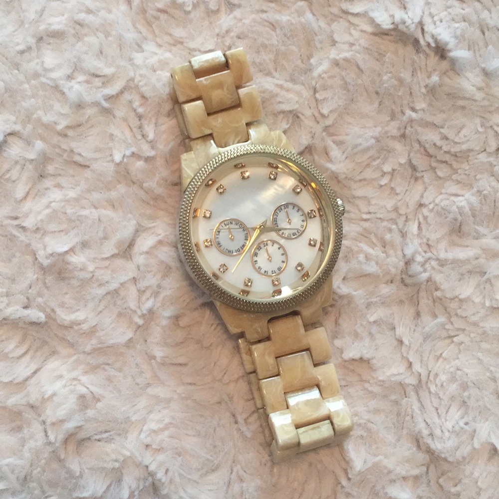 Ivory Tortoise Shell Watch